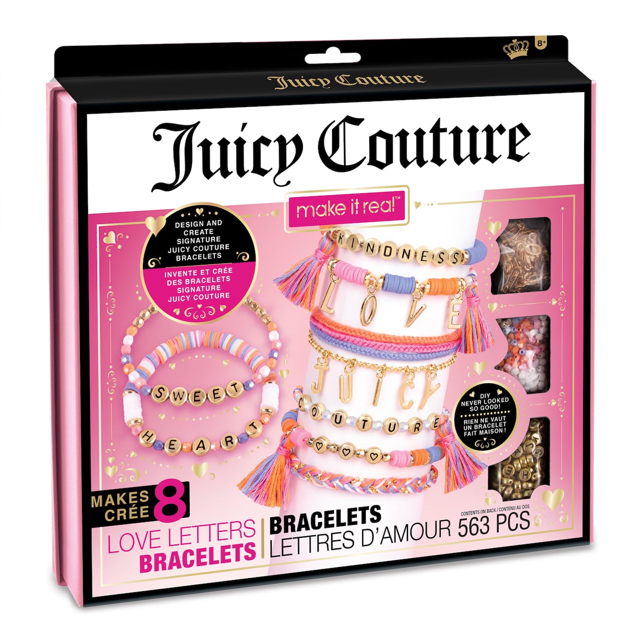 12 Pack: Juicy Couture Make it Real™ Love Letters Bracelets Kit